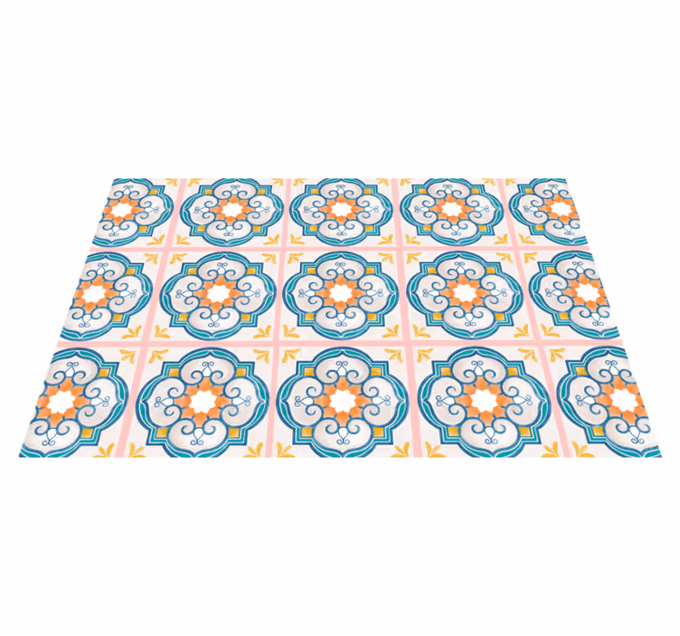 Original placemats vibrant botanical design - TenStickers