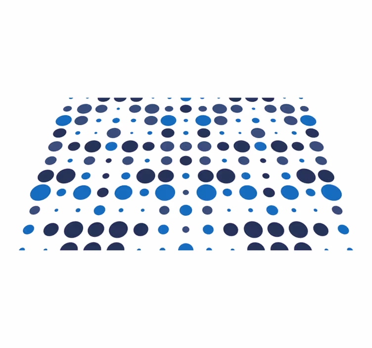 Placemat with circular design surface - TenStickers