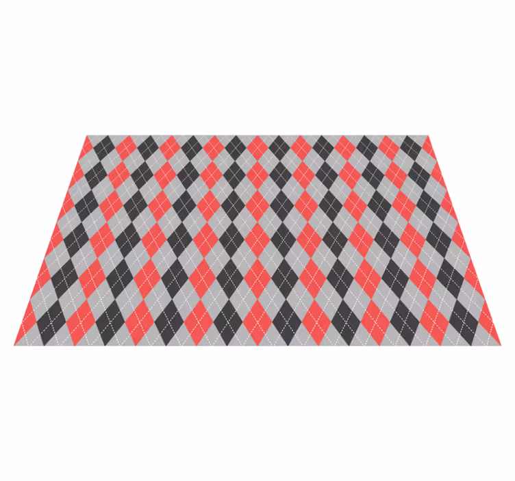 Geometric argyle pattern placemat - TenStickers
