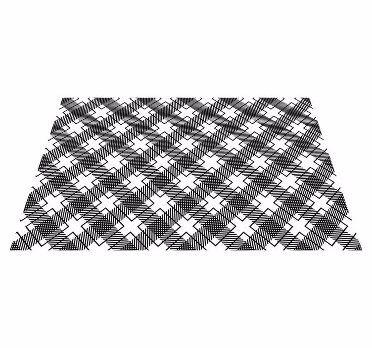 Placemat with geometric textured surface - TenStickers