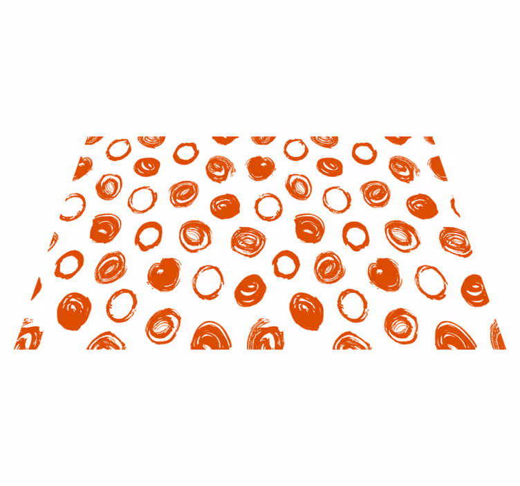 Placemat with circular brushstroke design - TenStickers