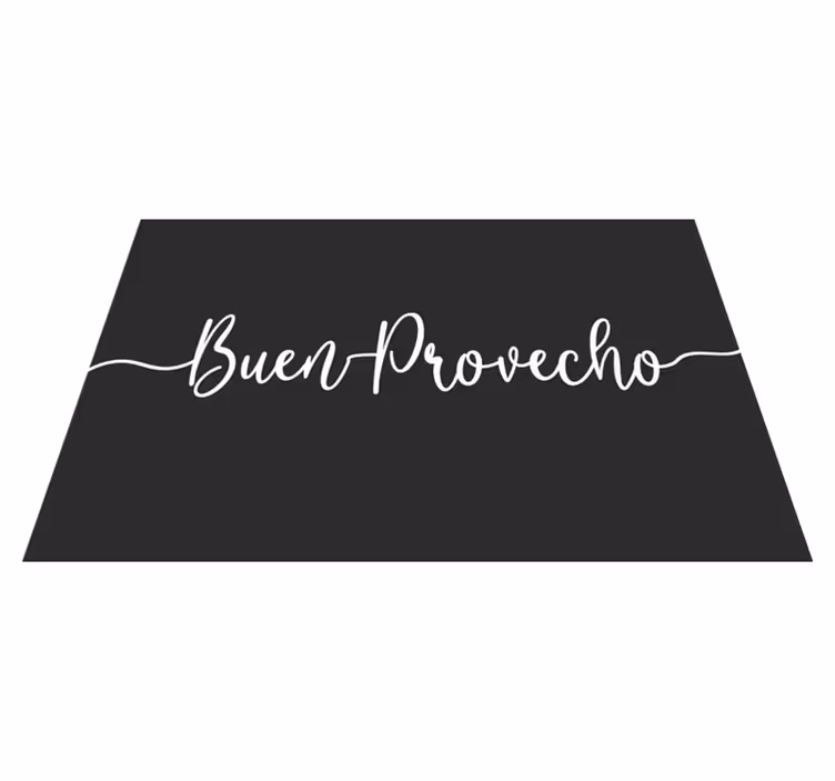 Enjoy your meal quote placemats - TenStickers
