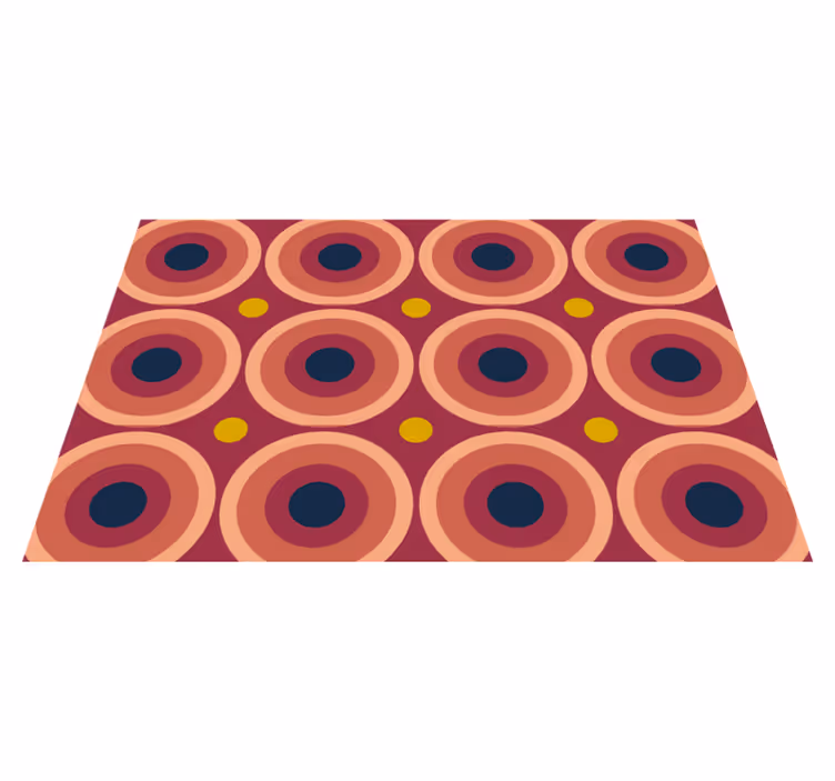 Original placemats with geometric round design - TenStickers