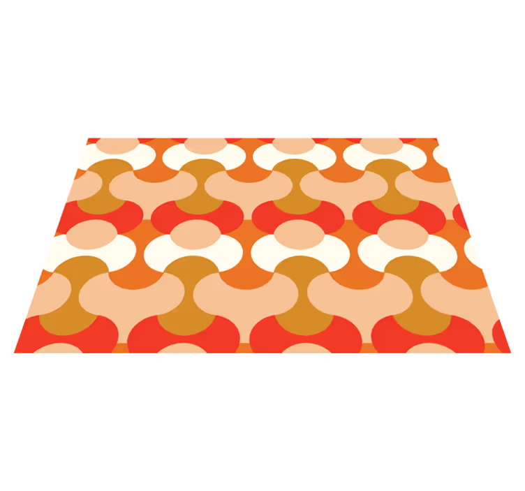 Modern placemats with lively geometric patterns - TenStickers