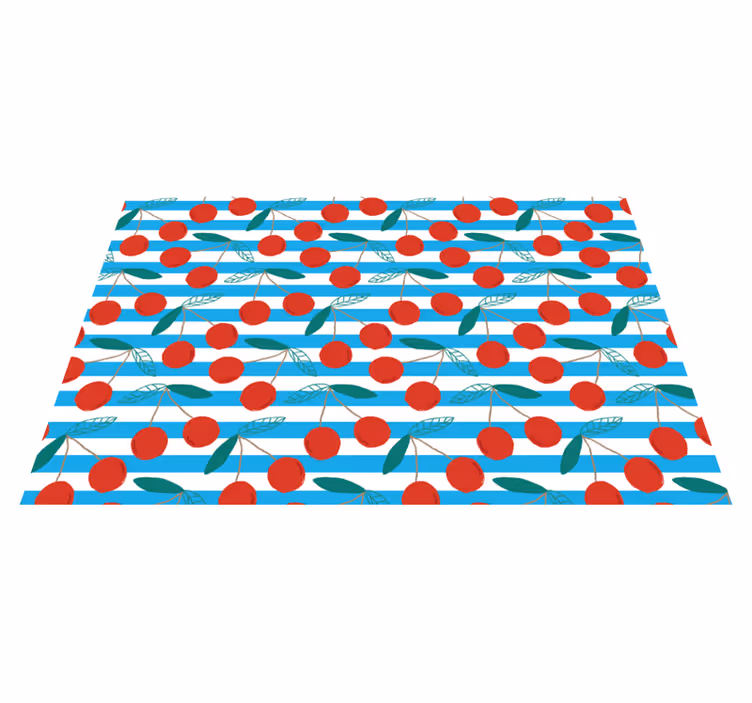 Original placemats with cherry patterned design - TenStickers