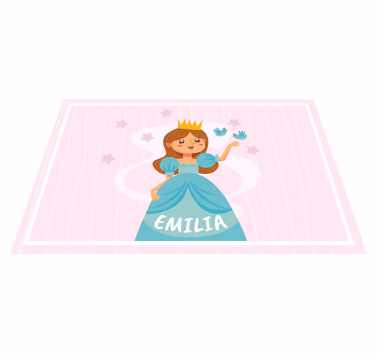 Children placemats princess character design - TenStickers