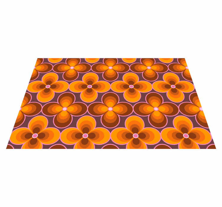 Original placemats with lively floral design - TenStickers
