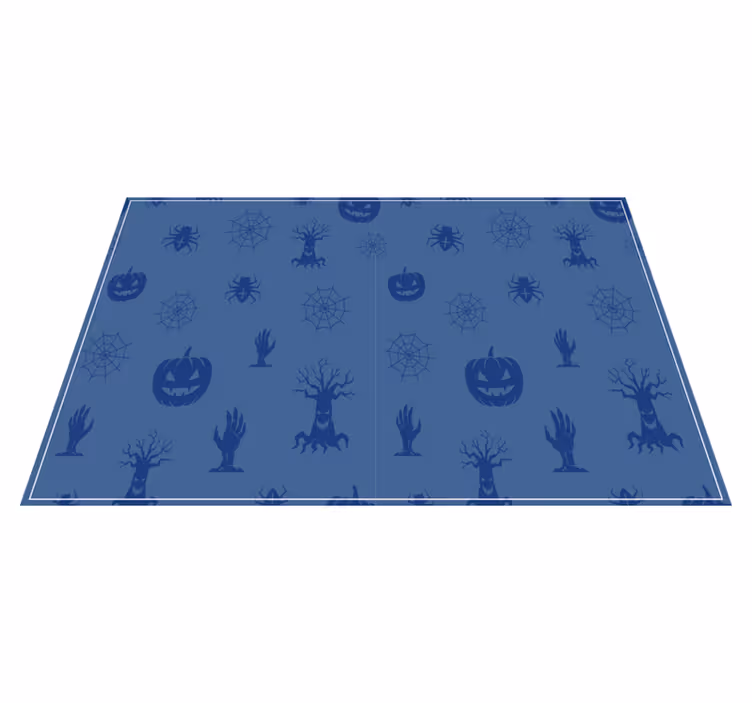 Halloween placemat spooky themed decoration - TenStickers