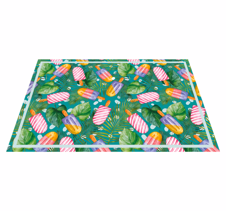 Hand painted summer  Vinyl placemats - TenStickers