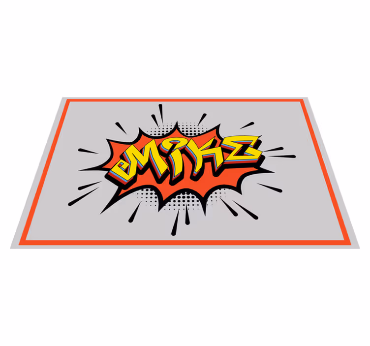 Bombing style graffiti Personalised placemats - TenStickers