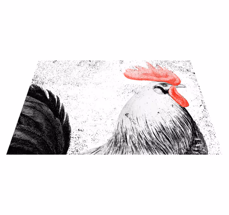 Original placemats rooster illustration - TenStickers