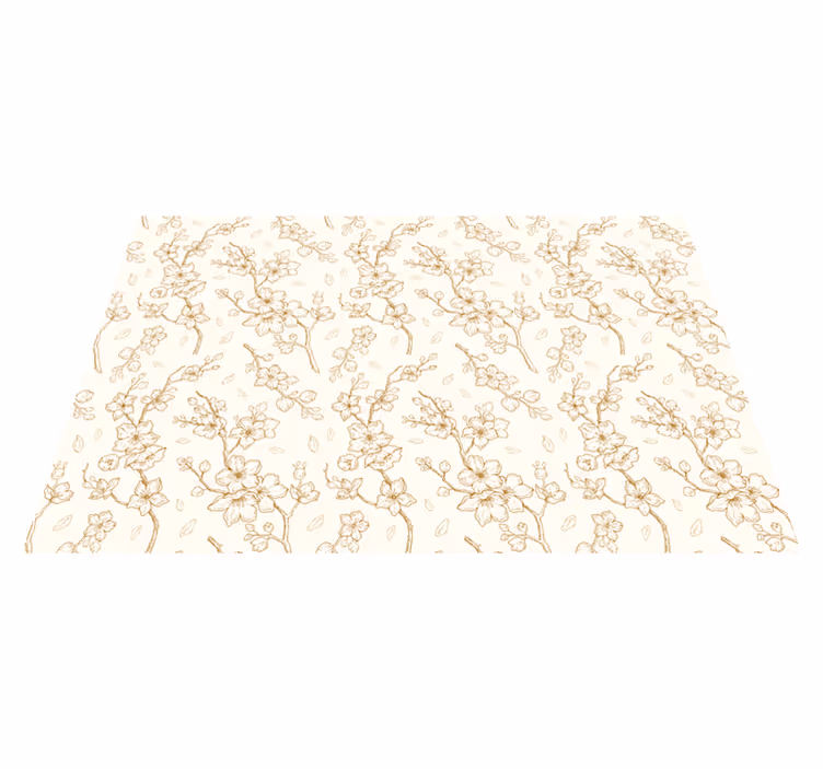 Floral motif sophistication placemat - TenStickers