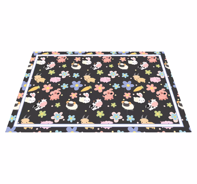 Children placemats with delightful creature designs - TenStickers