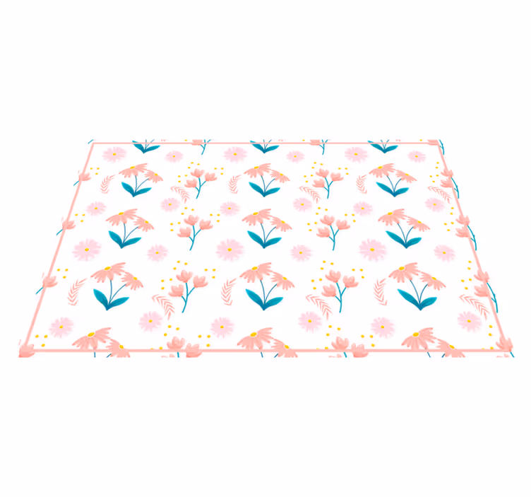 Original placemats floral patterned design - TenStickers