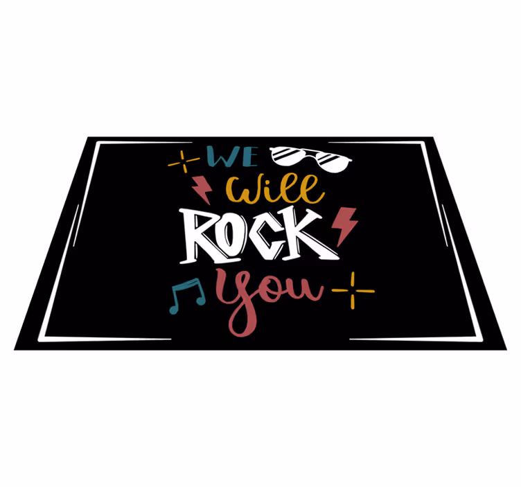Placemat with quote live life to the fullest - TenStickers