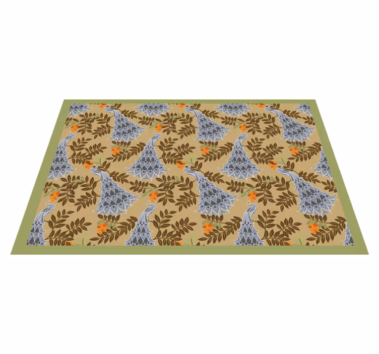 Personalisable placemats floral motif table decor - TenStickers
