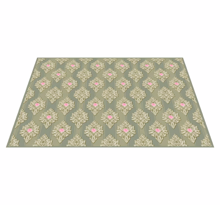 Elegant placemat with floral motif charm - TenStickers