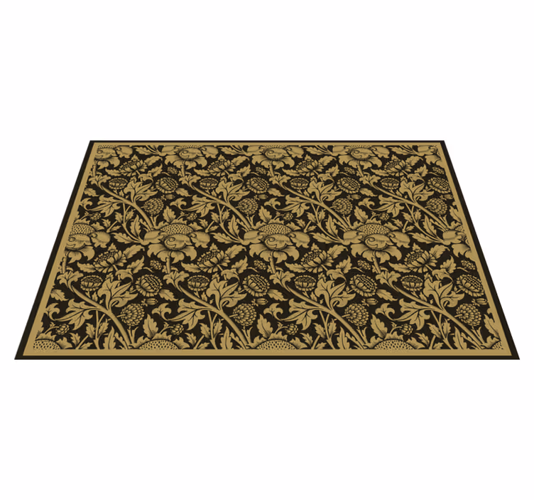 Elegant placemat botanical sophistication - TenStickers