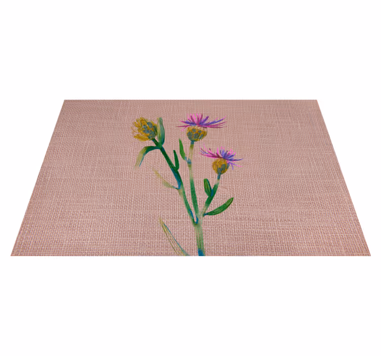 Woven thistle is a type of fabric made from cotton, wool, or synt - TenStickers