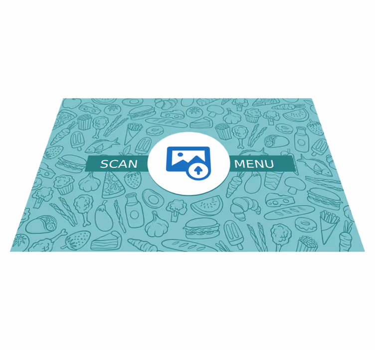 QR code menu:This menu is available in QR code format. Scan the c - TenStickers