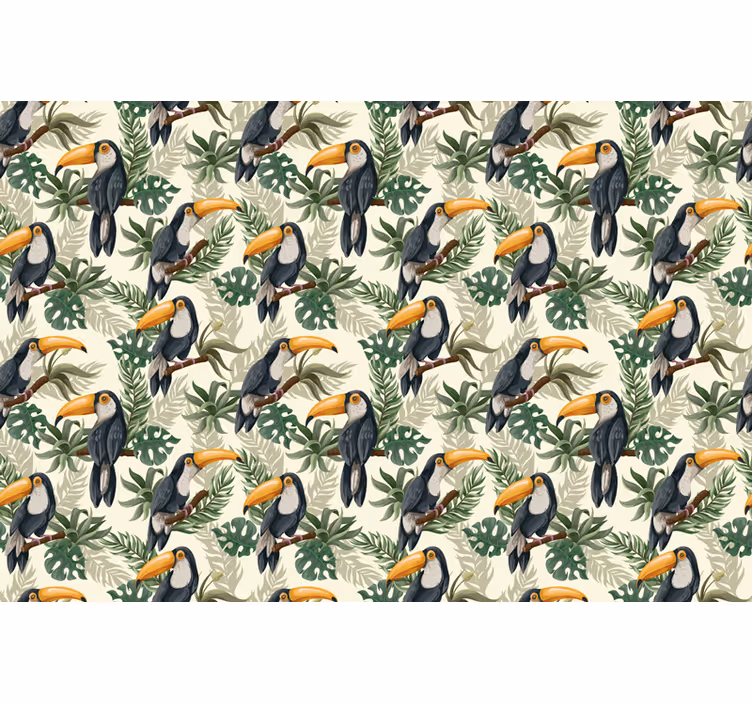 Jungle wall mural mural de selva - TenStickers
