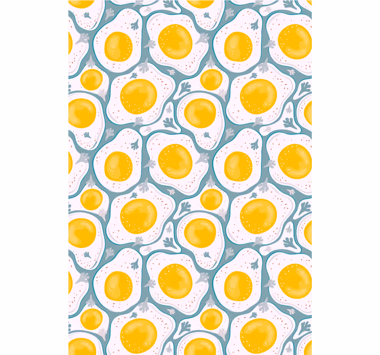Kitchen mural nordic egg design - TenStickers