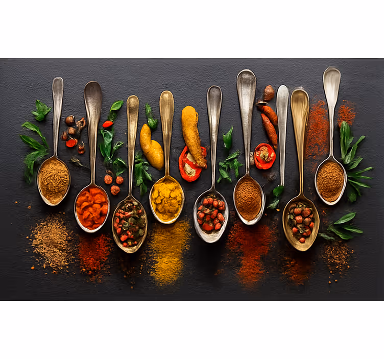 Kitchen mural modern spices design - TenStickers
