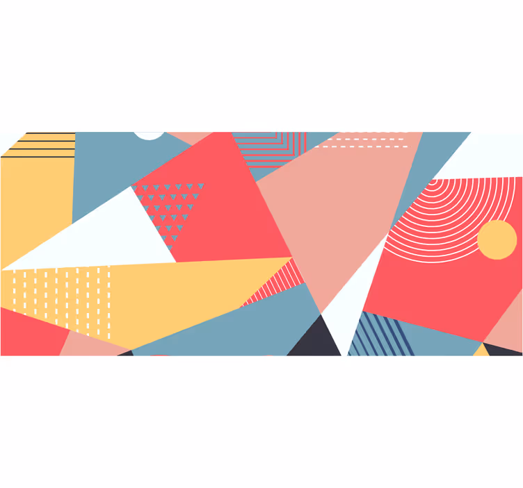 Colorful and modern kitchen mural - TenStickers