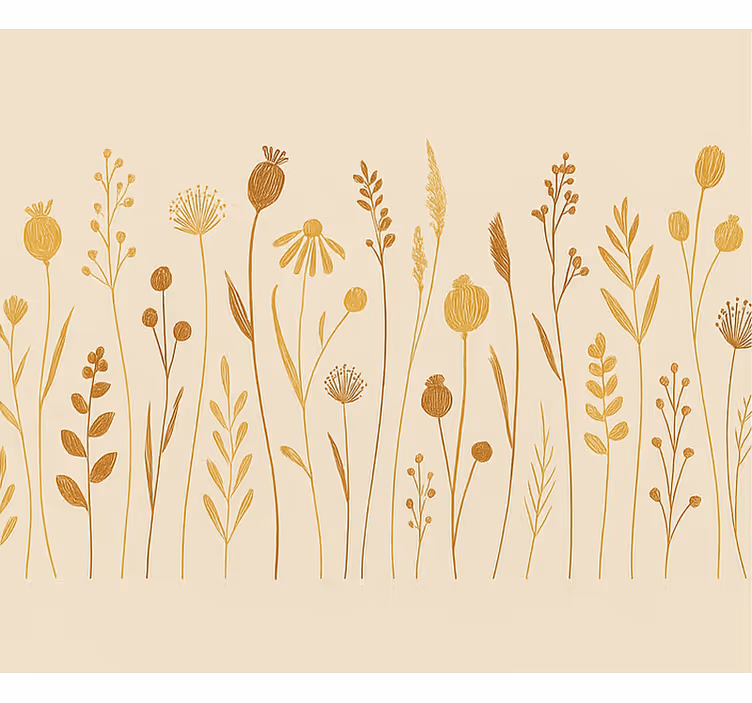 Beige wall mural trendy must-have beige - TenStickers