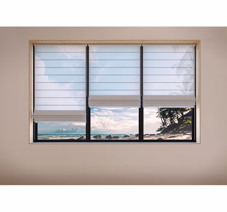 3D Effect Beach Wall Mural - TenStickers