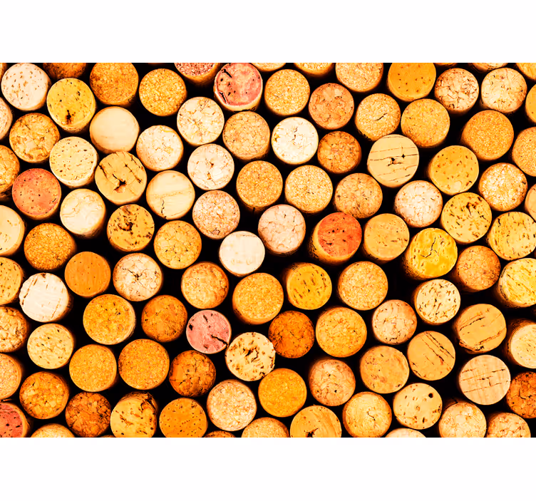 Wooden Log Collection wall mural - TenStickers