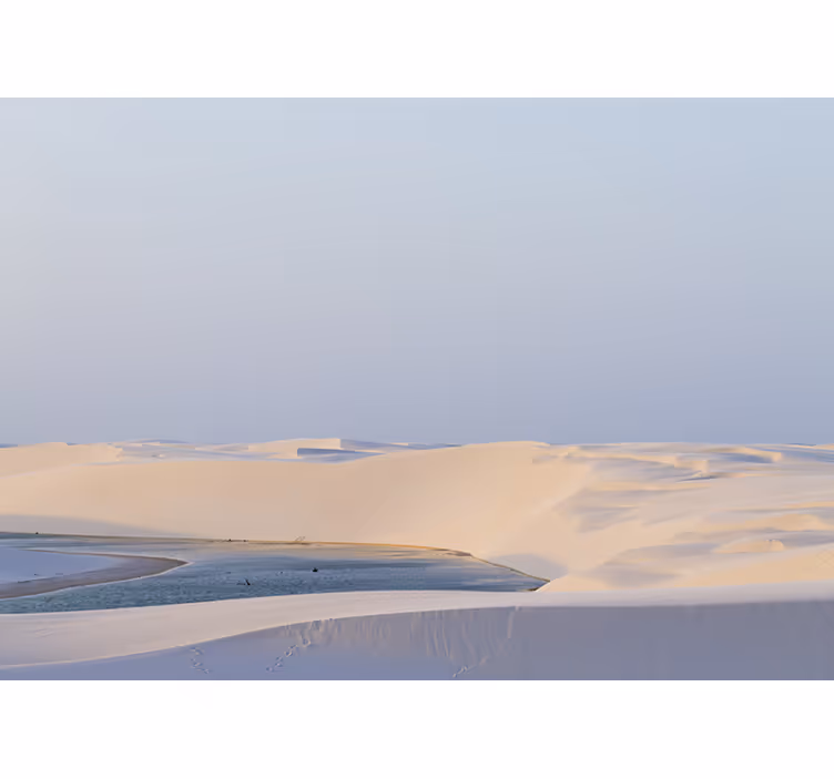 Desert mural tranquil desert hills - TenStickers
