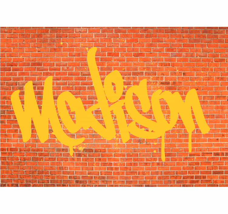 Graffiti Typography Art graffiti wall mural - TenStickers