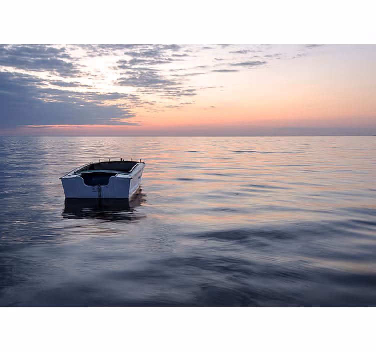Sea mural tranquil aquatic landscape - TenStickers