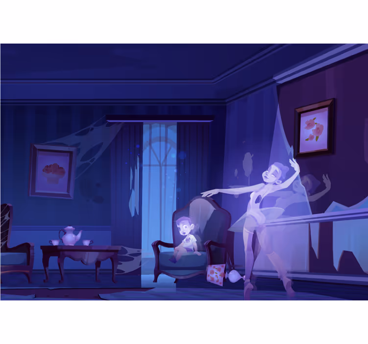 Ballet Fairy Dance music mural - TenStickers
