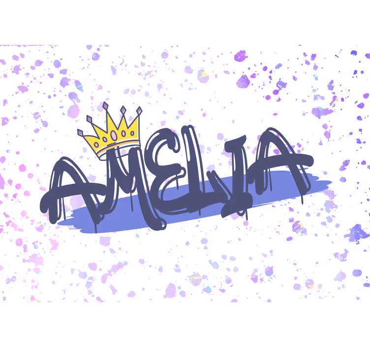 Mural quote customized name design - TenStickers