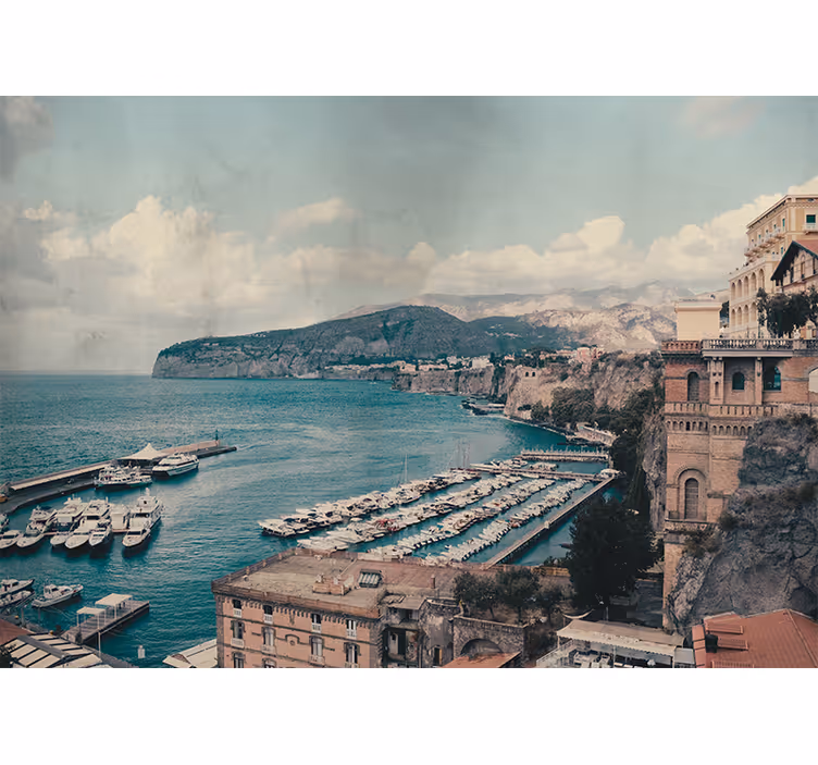 Sorrento south Italy under the sea mural - TenStickers