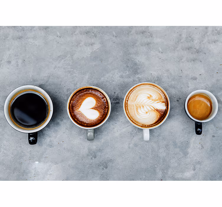 Music mural coffee art collection - TenStickers