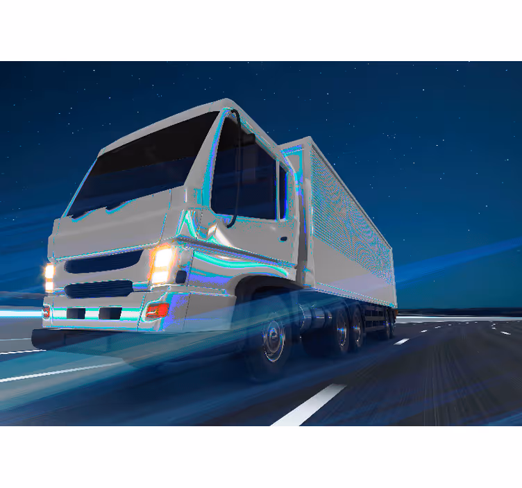 Oversized Truck Motion vehicle mural - TenStickers