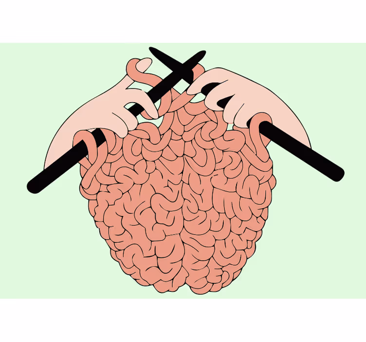 Brain Crafting Concept mural quote - TenStickers