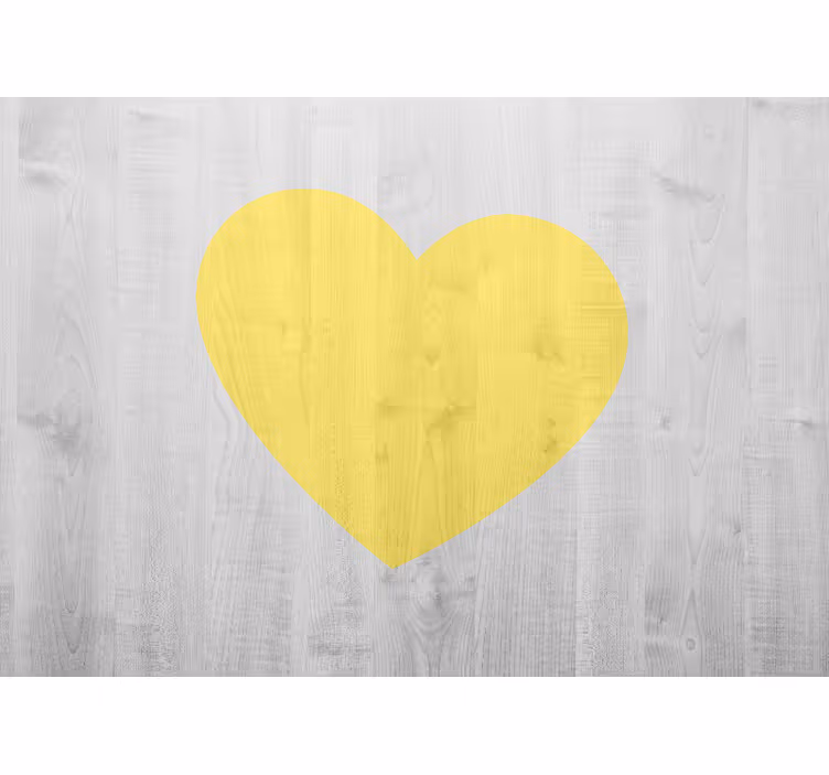 Love wall mural heart symbol - TenStickers