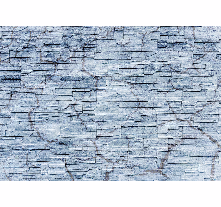 Textured Slate Surface stone wall mural - TenStickers