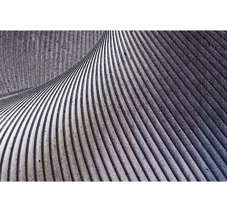 3D concrete waves Wall Mural - TenStickers