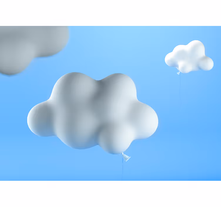 Nursery mural of skies and celestial bodies - TenStickers