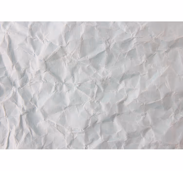 White crumpled paper texure 3D Wall Mural - TenStickers