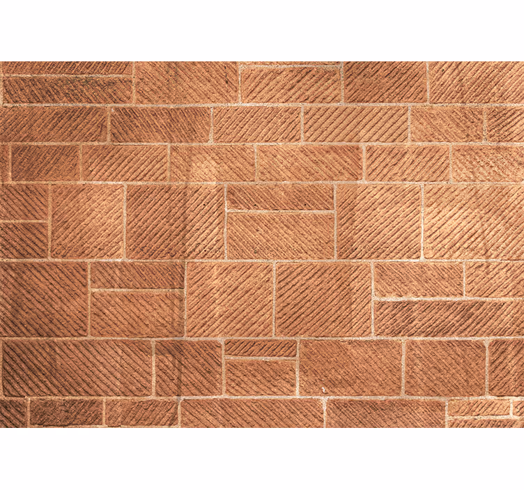 Stone wall mural textured stone design - TenStickers