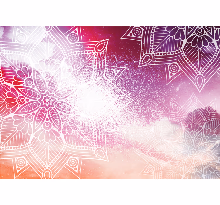 Mandala wall mural elaborate mandala designs - TenStickers