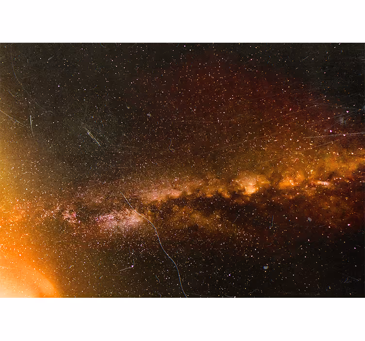 Cosmic rain in space modern wall mural - TenStickers