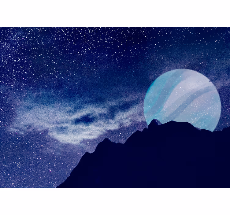 Space mural celestial night sky - TenStickers