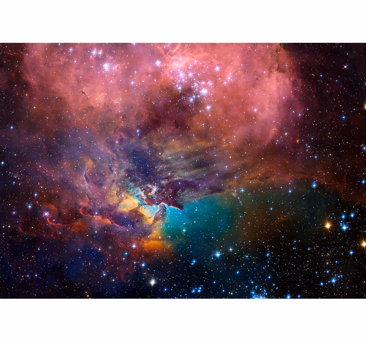 Space mural cosmic nebula artwork - TenStickers